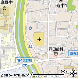 ケーヨーデイツー松本寿店周辺の地図