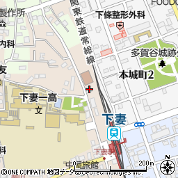 茨城県下妻市下妻乙1293-2周辺の地図