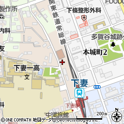 茨城県下妻市下妻乙1293周辺の地図