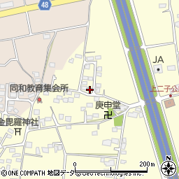 長野県松本市笹賀上二子4313-36周辺の地図