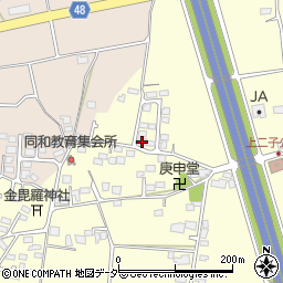 長野県松本市笹賀上二子4313-31周辺の地図