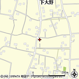 茨城県古河市下大野1315周辺の地図