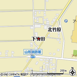 長野県東筑摩郡山形村下竹田5582-1周辺の地図