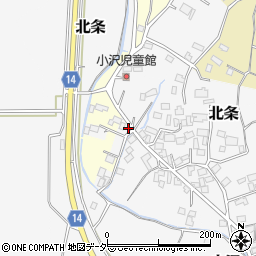 茨城県つくば市小沢74周辺の地図