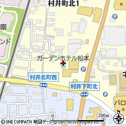 ガーデンホテル松本周辺の地図