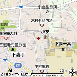 茨城県下妻市下妻乙275-4周辺の地図