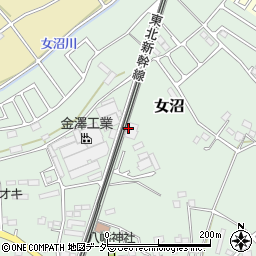 金澤工業株式会社　着色工場周辺の地図