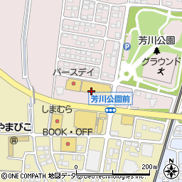 シャンブル芳川店周辺の地図