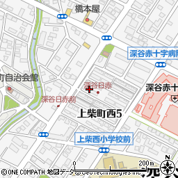 埼玉県深谷市上柴町西5丁目7-67周辺の地図