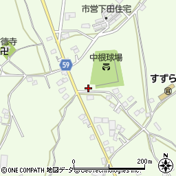 茨城県小美玉市中延1151周辺の地図