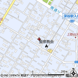 埼玉県深谷市上野台2991周辺の地図