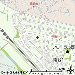 茨城県石岡市南台1丁目31周辺の地図