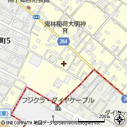 埼玉県深谷市東方3402周辺の地図