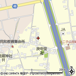 長野県松本市笹賀上二子4313-40周辺の地図