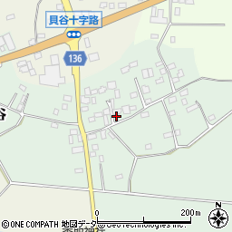 茨城県結城郡八千代町貝谷288周辺の地図