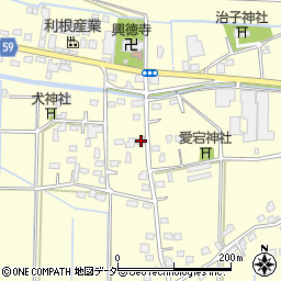 埼玉県行田市下中条817周辺の地図