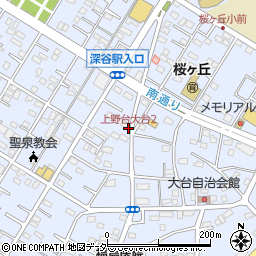 上野台大台2周辺の地図