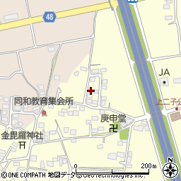 長野県松本市笹賀上二子4313-29周辺の地図