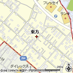 埼玉県深谷市東方3340周辺の地図