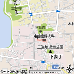 茨城県下妻市下妻丁170周辺の地図