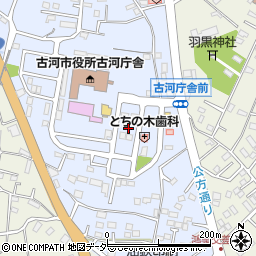 茨城県古河市長谷町33周辺の地図