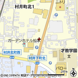 カレーハウスＣｏＣｏ壱番屋松本村井店周辺の地図
