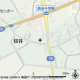 茨城県結城郡八千代町貝谷243周辺の地図