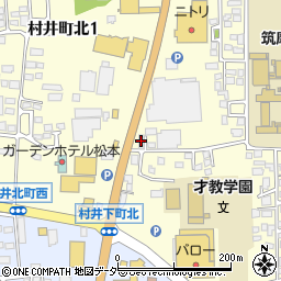 ａｕショップ松本村井店周辺の地図