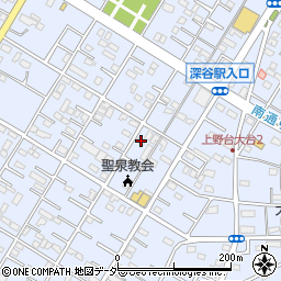 埼玉県深谷市上野台2978周辺の地図