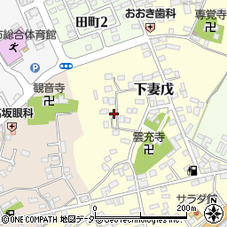 茨城県下妻市下妻戊255周辺の地図