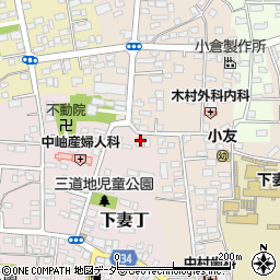 茨城県下妻市下妻乙206周辺の地図