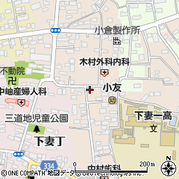 茨城県下妻市下妻乙272周辺の地図