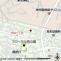 茨城県石岡市南台1丁目2周辺の地図