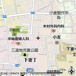 茨城県下妻市下妻乙207-1周辺の地図