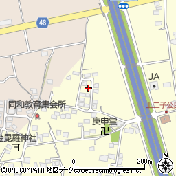 長野県松本市笹賀上二子4313-33周辺の地図