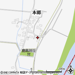 茨城県結城郡八千代町本郷466周辺の地図