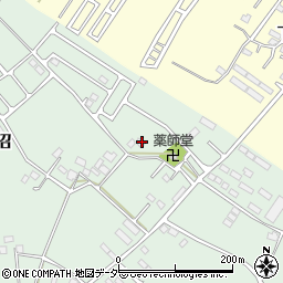 茨城県古河市女沼1757-1周辺の地図