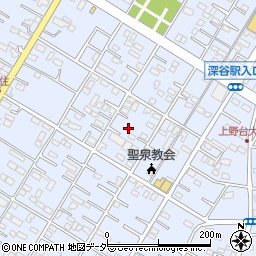 埼玉県深谷市上野台2992周辺の地図