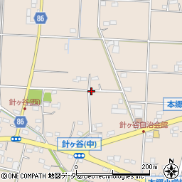 埼玉県深谷市針ヶ谷周辺の地図