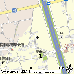 長野県松本市笹賀上二子4313-38周辺の地図