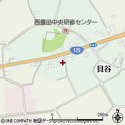 茨城県結城郡八千代町貝谷115周辺の地図