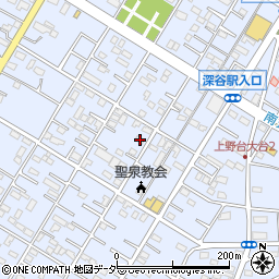 埼玉県深谷市上野台2994周辺の地図