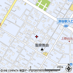 埼玉県深谷市上野台2993周辺の地図