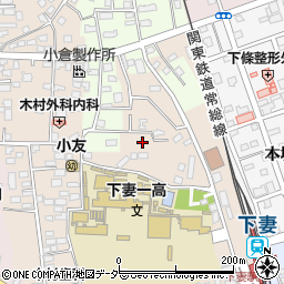 茨城県下妻市下妻乙221-2周辺の地図