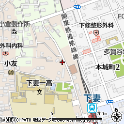 茨城県下妻市下妻乙1309周辺の地図