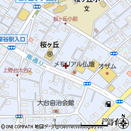 埼玉県深谷市上野台2887周辺の地図