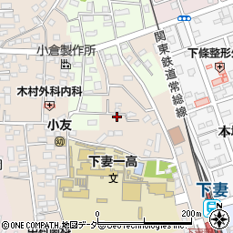 茨城県下妻市下妻乙221周辺の地図