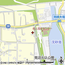 埼玉県行田市下中条438周辺の地図