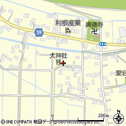 埼玉県行田市下中条782周辺の地図