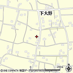 茨城県古河市下大野1359周辺の地図